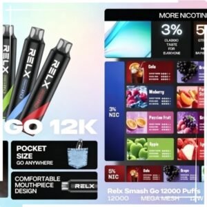Relx Smash Go 12000 Puffs 一次性電子煙